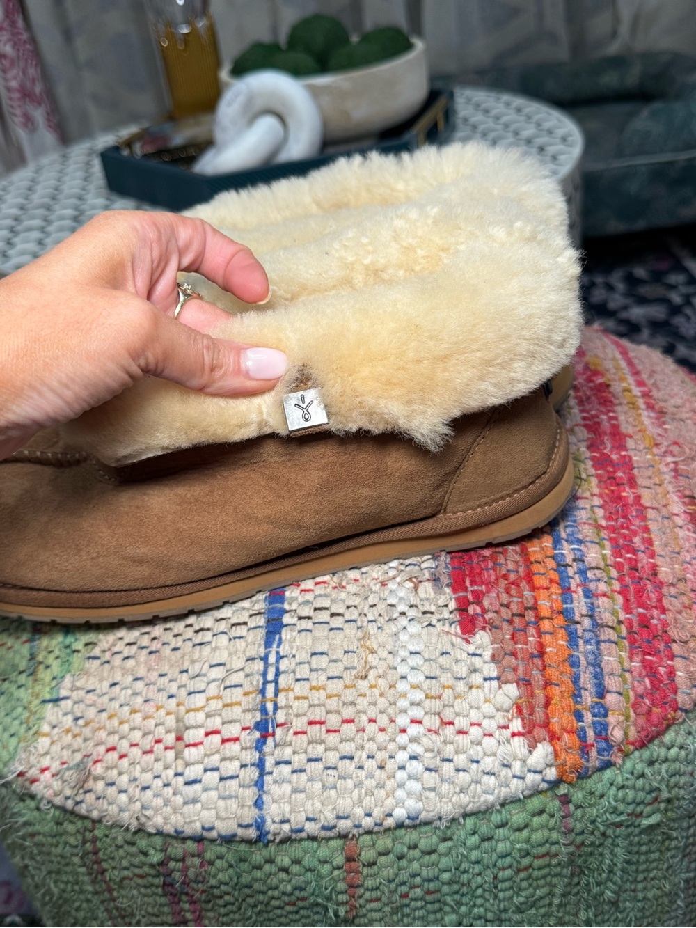 NEW 🧸🐑Emu Australia Albany Chestnut Sheepskin Shearling-Lined Mules Slippers 🐑🧸 - Picture 9 of 9